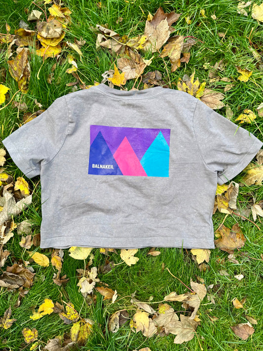 Stone Wash Heavy Crop Tee